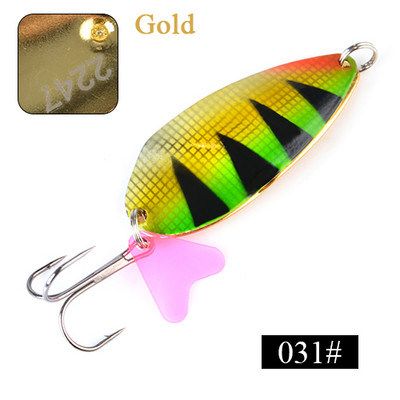 FTK 1tk 8 värvi lusikaga püügilant 25g/30g/35g mustad kolmiku konksuga bassiga väntsööda lusikas vända pesca püügiriistad