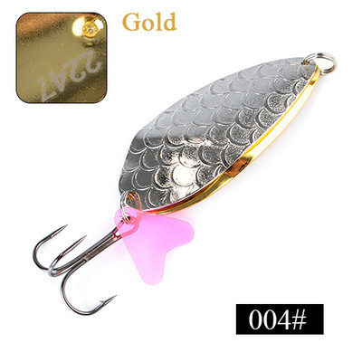 FTK 1tk 8 värvi lusikaga püügilant 25g/30g/35g mustad kolmiku konksuga bassiga väntsööda lusikas vända pesca püügiriistad