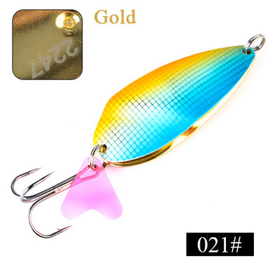 FTK 1tk 8 värvi lusikaga püügilant 25g/30g/35g mustad kolmiku konksuga bassiga väntsööda lusikas vända pesca püügiriistad