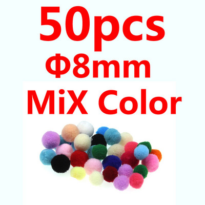 Wifreo 50Pc 8mm 10mm Πολύχρωμη Συνθετική Μύγα Ψαρέματος Υλικό Δέματος Αυγά Αυγοτάραχο Μίμηση Πέστροφας Σολομός Ψάρι Δόλωμα Φυσικά θέλγητρα ψαρέματος