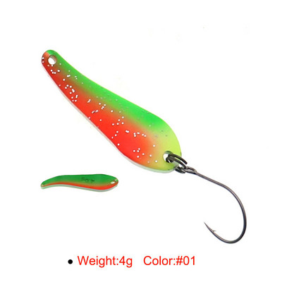 HISTOLURE 4g 39mm kalalusikas peibutis Kunstforelli lusikad Metallist Spinner Bait Jig Swimbait kalastustarbed Pesca
