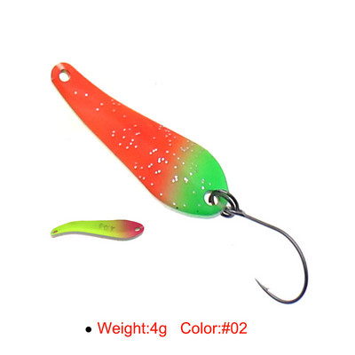 HISTOLURE 4g 39mm kalalusikas peibutis Kunstforelli lusikad Metallist Spinner Bait Jig Swimbait kalastustarbed Pesca