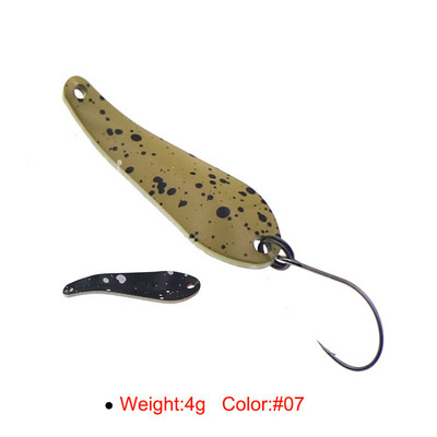 HISTOLURE 4g 39mm kalalusikas peibutis Kunstforelli lusikad Metallist Spinner Bait Jig Swimbait kalastustarbed Pesca