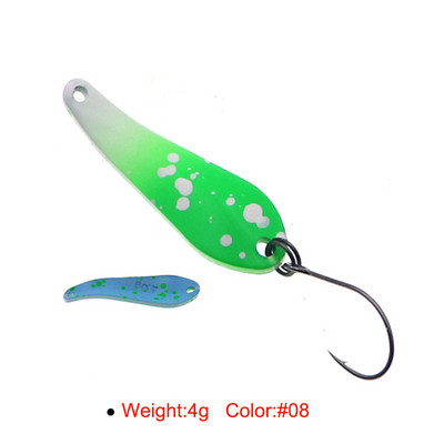 HISTOLURE 4g 39mm kalalusikas peibutis Kunstforelli lusikad Metallist Spinner Bait Jig Swimbait kalastustarbed Pesca