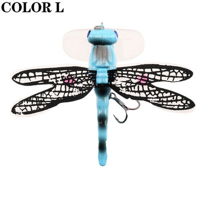 Topwater Dragonfly Dry Flies putukate kärbsepüügi lant 6G 7,5 cm Forell Popperi kunstsööda voblerid trollimiseks kõva landiga