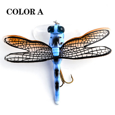 Topwater Dragonfly Dry Flies putukate kärbsepüügi lant 6G 7,5 cm Forell Popperi kunstsööda voblerid trollimiseks kõva landiga