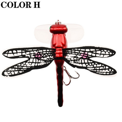 Topwater Dragonfly Dry Flies putukate kärbsepüügi lant 6G 7,5 cm Forell Popperi kunstsööda voblerid trollimiseks kõva landiga