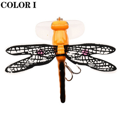 Topwater Dragonfly Dry Flies putukate kärbsepüügi lant 6G 7,5 cm Forell Popperi kunstsööda voblerid trollimiseks kõva landiga