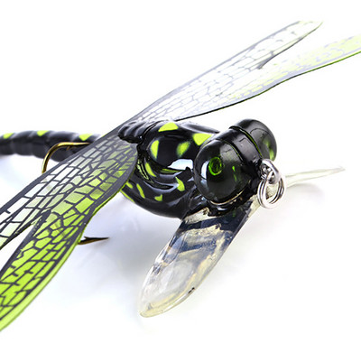 Topwater Dragonfly Muște uscate Momeală de pescuit cu insecte cu mușcă 6G 7,5 CM Păstrăv Popper Momeală Artificială Wobblers pentru Trolling Naluca tare