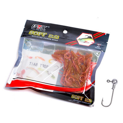 FISH KING Pehmed kalapüügi landid Minnow kreveti maitsega Crankbait Worms kriketi kujuga vobbler kalastustarbed
