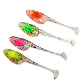 TEUKIM TPE Fishing Soft Artificial Worm Lures 0,9g 45mm Soft Plast Flexible Bait Swimbait Maggots Jigging Wobblers Trout Jigging