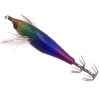 5g/8cm Φωτεινό Ξύλινο Καλαμάρι γαρίδας EGI Jig Vertical Jigging Lure Octopus Shrimp Cutefish Squid Ψάρεμα δόλωμα Δόλωμα Japan Hook