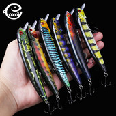 QXO 16g 12,5m kalapüügi landid metallist vobler Talviklapüük Minnow Popper Kaubad püügiks Hard Lure Whopper Plopper