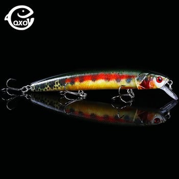 QXO 16g 12,5m Fishing Lures Metal Wobbler Winter Fishing Minnow Popper Goods For Fishing Hard Lure Whopper Plopper