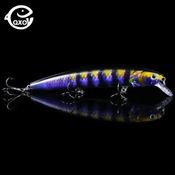 QXO 16g 12,5m Fishing Lures Metal Wobbler Winter Fishing Minnow Popper Goods For Fishing Hard Lure Whopper Plopper