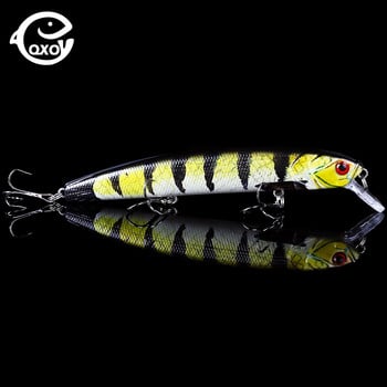 QXO 16g 12,5m Fishing Lures Metal Wobbler Winter Fishing Minnow Popper Goods For Fishing Hard Lure Whopper Plopper