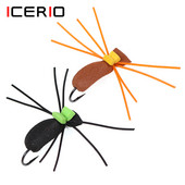 ICERIO 6 DB habos bogár légy pisztráng sárgahal sügér horgászcsali csali