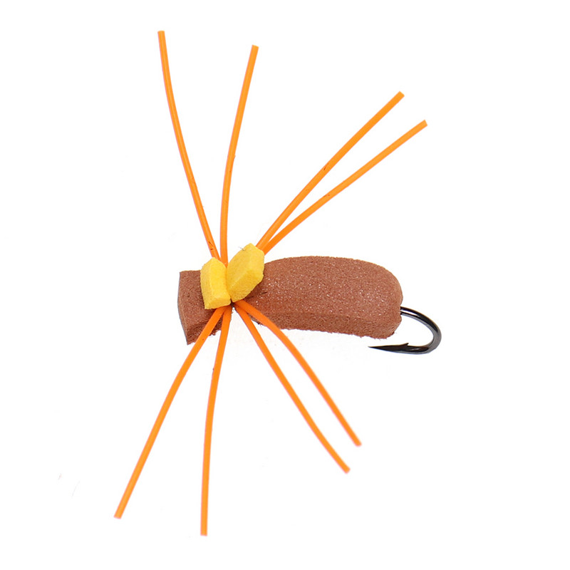 ICERIO 6 DB habos bogár légy pisztráng sárgahal sügér horgászcsali csali