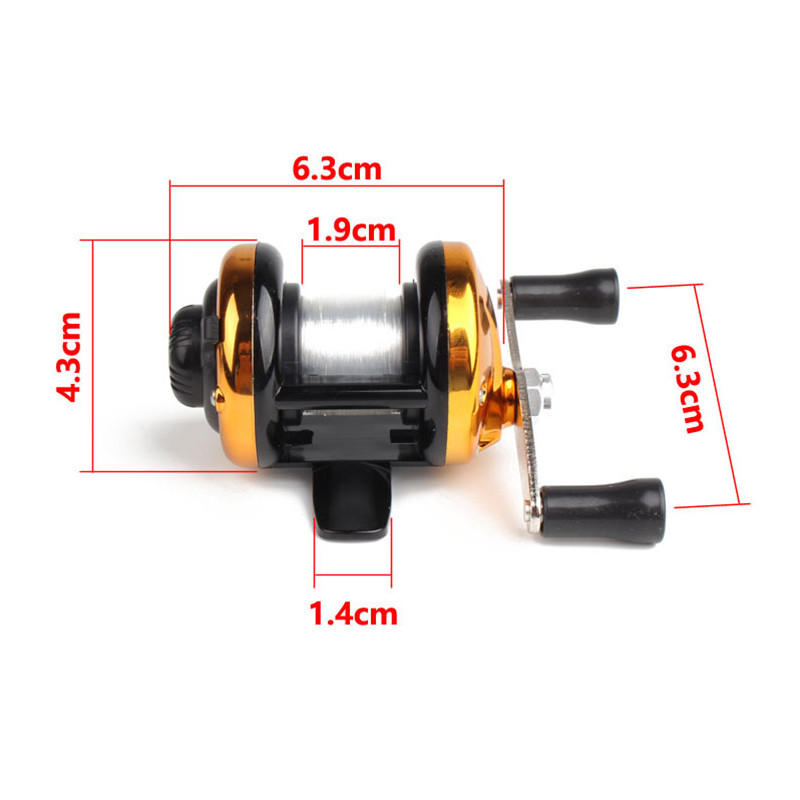 1 db horgász orsó 500 yardos fém orsós pergető orsó 3:1 tartalék orsó sósvízi orsó horgásztartozékok