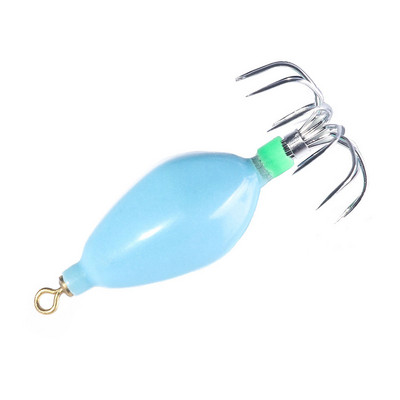 HENGJIA 1 TK helendav pöörlev kalmaari kaheksajala konks, 50,6 g kaheksajala kaaluga palliga püügilant merepaadiga püügiks kalakonks