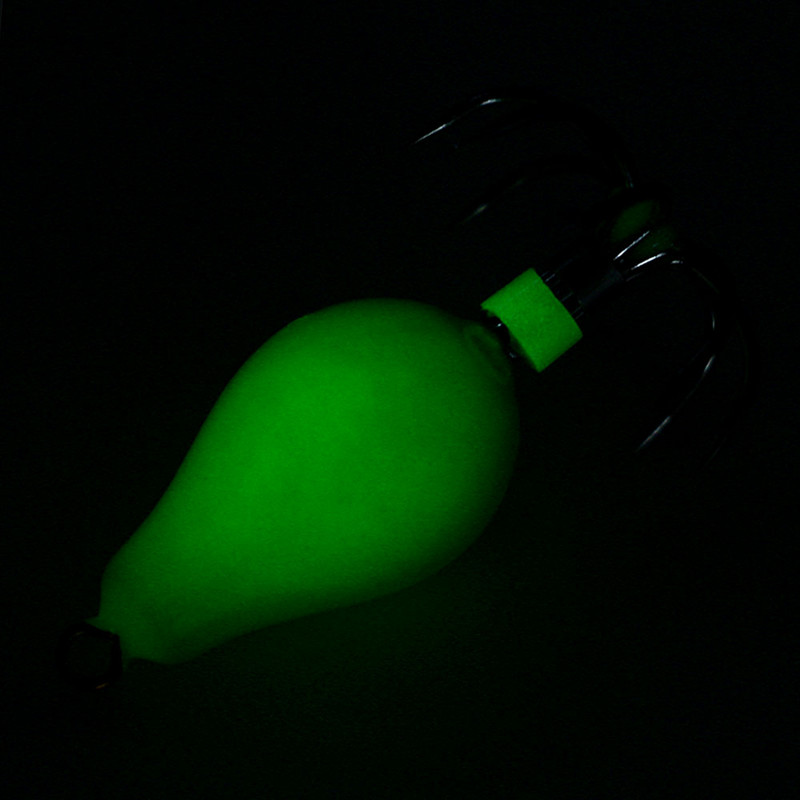 HENGJIA 1 TK helendav pöörlev kalmaari kaheksajala konks, 50,6 g kaheksajala kaaluga palliga püügilant merepaadiga püügiks kalakonks