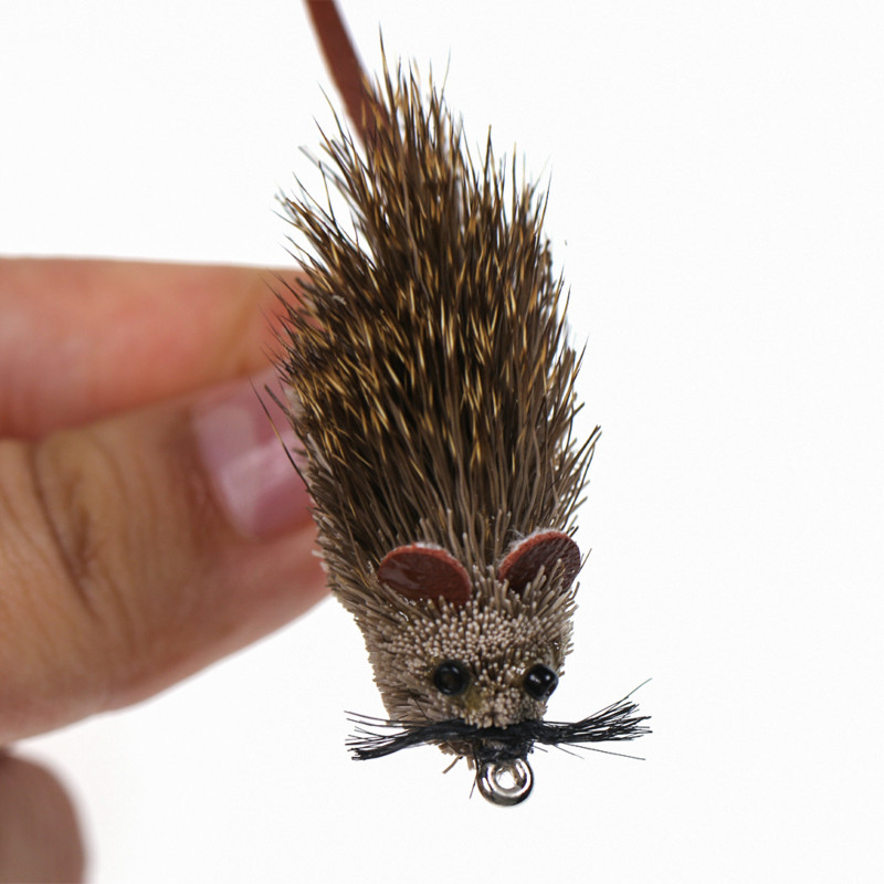 Szarvasszőr Egérlegy Topwater Lure Poppers Műpatkány halcsali Egér Szarvasszőr Bass Bug Nagyszájú csuka horgászat csalihoz