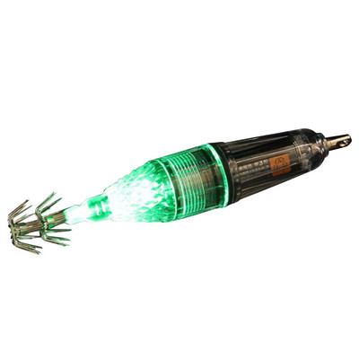 Светлина за примамка за риба LED Deep Sea Glowing Fishing Squid Октопод Чадър Hook LED Squid Lure Lamp Tackle Tools Underwater Lights