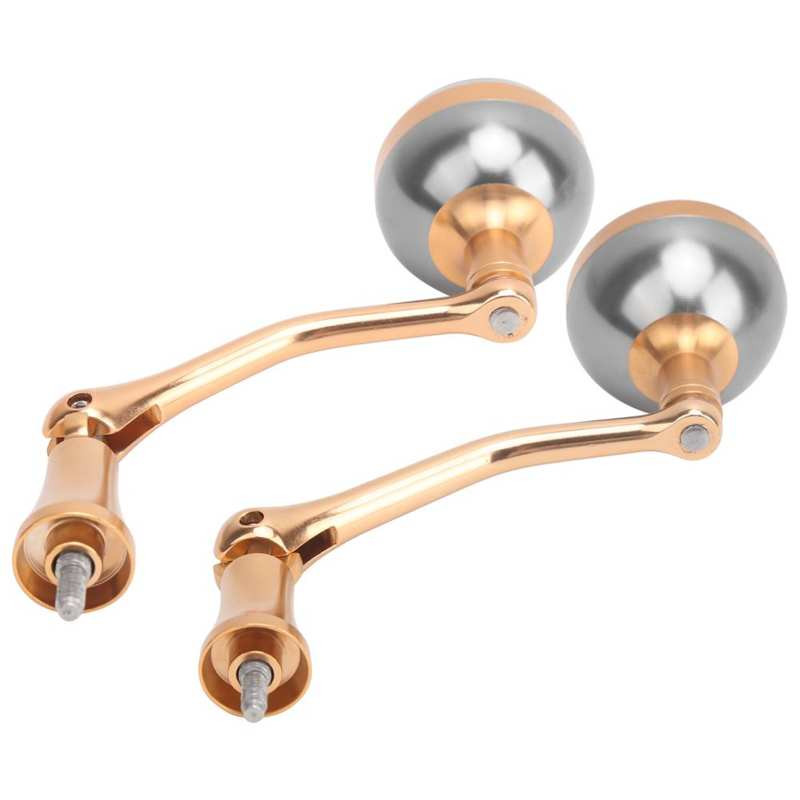 Horgász orsó fogantyú alumínium ötvözet pergető orsó fogantyú lengőkar horgászfelszerelés markolat pergető kerék tartozékhoz