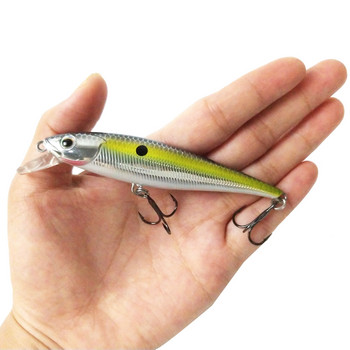 9,5cm 10g Minnow Fishing Lures Artificial Hard Swimbait Floating Lure Δόλωμα για ψάρεμα γλυκού νερού Θαλασσινό νερό Pike Bass