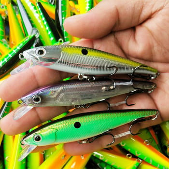 9,5cm 10g Minnow Fishing Lures Artificial Hard Swimbait Floating Lure Δόλωμα για ψάρεμα γλυκού νερού Θαλασσινό νερό Pike Bass