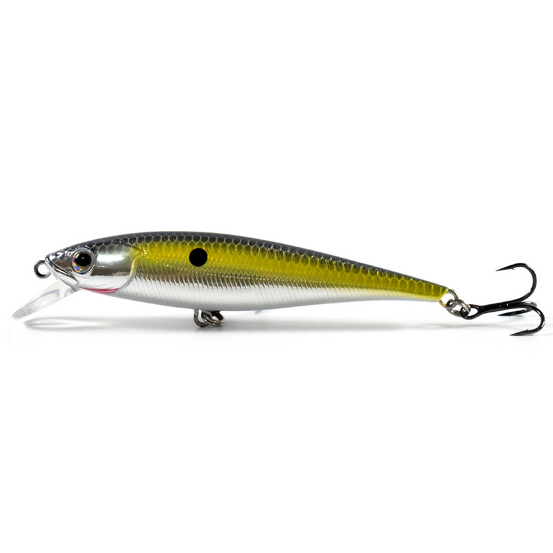 9,5 cm 10 g Minnow kalapüügi landid kunstlik kõva ujumispeibutis ujuv lant magevee merehaugi püügisööt