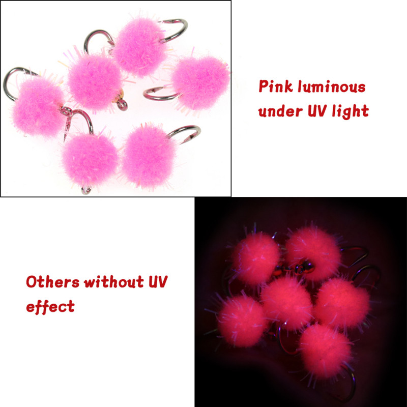 Vampfly 10 db/csomag 12# sárgaréz gyöngyfej Mirco Egg Fly Nymph Wet gyorsan süllyedő légypisztráng char Grayling légyhalász csali