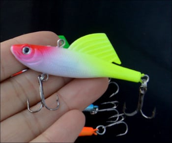 1 τεμ/παρτίδα Fishing Lure 3D Eyes Floating Minnow Aritificial Laser Wobblers 6,5cm 16,5g Crankbait Σκληρό πλαστικό εργαλείο ψαρέματος Pesca