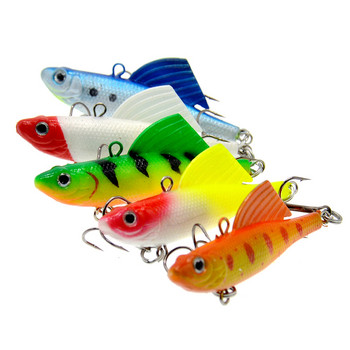 1 τεμ/παρτίδα Fishing Lure 3D Eyes Floating Minnow Aritificial Laser Wobblers 6,5cm 16,5g Crankbait Σκληρό πλαστικό εργαλείο ψαρέματος Pesca