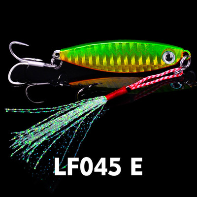 Fém Jig Horgászcsali Basszus Horgász Jigs Tartozékok Súlyok 7-30g Pergető tengeri csalik Isca mesterséges horgászfelszerelés csuka