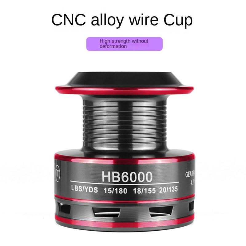 Žvejybos ritė 500-7000 spiningo ritė 10KG maksimalus tempimas su metaliniu atsarginiu ritė Jūros vandens ritė Žvejybos priedai Karpių ritė