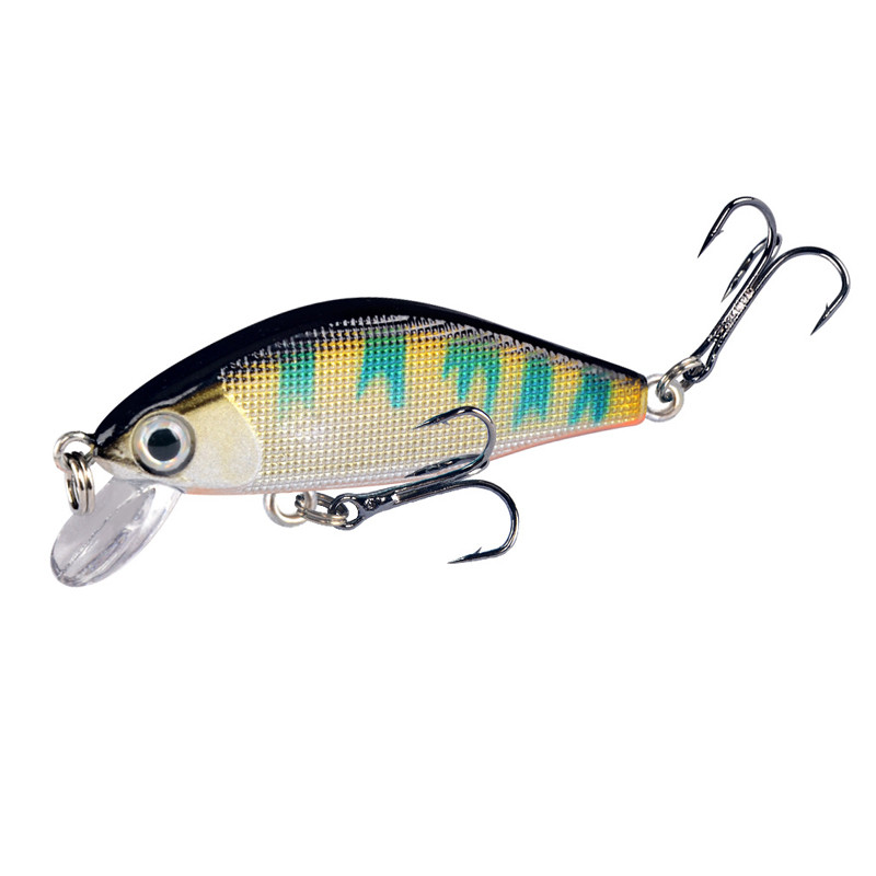 1 ΤΕΜ Minnow Fishing Lure Hard Artificial Bait Bionic 3D Eyes 50mm Artificial Bait Fishing Wobblers Crankbait Sinking Hard Bait