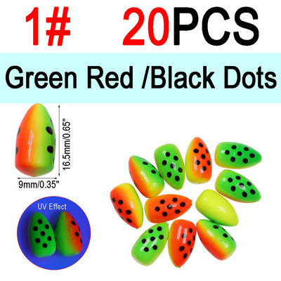 ICERIO 20 tk Ovaalsed kuulivahuga ujukpoid Merevesi lendkalapüügiks Löögiindikaator Pompano platvormid Forelli platvormid Walleye platvormid