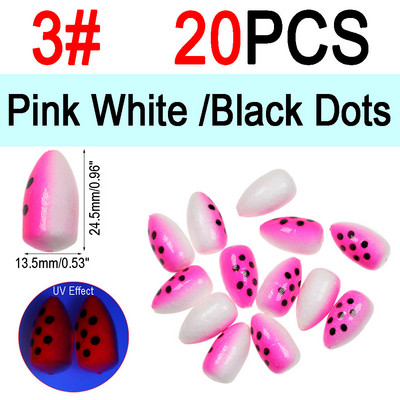 ICERIO 20 tk Ovaalsed kuulivahuga ujukpoid Merevesi lendkalapüügiks Löögiindikaator Pompano platvormid Forelli platvormid Walleye platvormid