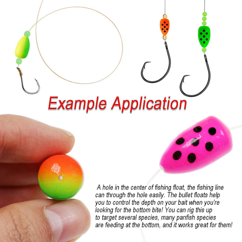 ICERIO 20 tk Ovaalsed kuulivahuga ujukpoid Merevesi lendkalapüügiks Löögiindikaator Pompano platvormid Forelli platvormid Walleye platvormid