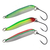 Φωτεινό μεταλλικό κουτάλι 13g Σκληρά δολώματα Spinner Bait Ψάρεμα Κουτάλια Lure With Single Hook Jigging Fishing Lures