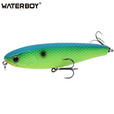 WATERBOY 9,5 cm 12,6 g pliiatsiga kalastuslant, müratõmbejõud, kõva kunstlik lant StickBait mitmevärviline kalatehase vobleri sööt