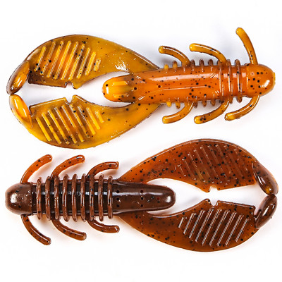 B&U Worm Craws krevettide pehme sööt 90 mm lõhnaga soolaga silikoon kunstlikud landid Jig voblerid Bass Carp Pesca kalastustarbed