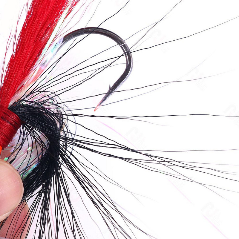 1 bucată Nalucă de pescuit Metal Swim Buck Tail Jig Hook Momeală 7g 10g 14g 21g 28g Căprior Păr Cârlig cu pene Barbă Jigging Momeală Pescuit