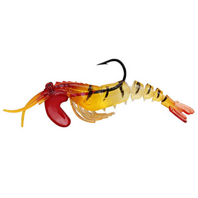 1db Garnéla lágy szilikon mesterséges csalik horgászcsalikhoz Kiegészítők Jig Lead Garnélarák Garnéla ponty Pesca Craws Sósvízi keszeg
