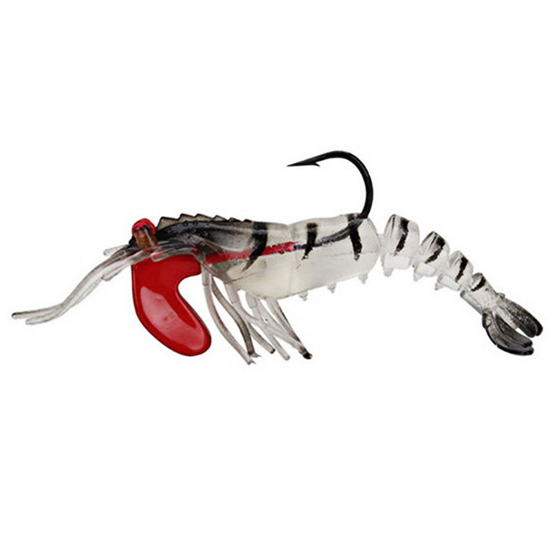 1db Garnéla lágy szilikon mesterséges csalik horgászcsalikhoz Kiegészítők Jig Lead Garnélarák Garnéla ponty Pesca Craws Sósvízi keszeg