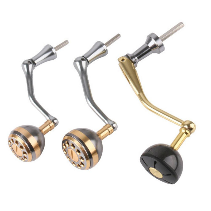 Χειρολαβή τροχού ψαρέματος CNC μεταλλικό πτυσσόμενο βραχίονα τροχού ψαρέματος DIY Αντικατάσταση λαβής