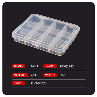 TAIYU pārnēsājamo makšķerēšanas piederumu kaste Mini glabāšanas futrālis Jig Lure karotei Bait Hook Tool Aksesuāri karpu Mušu makšķerēšanas organizatora kaste