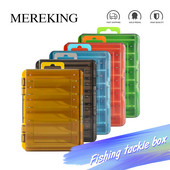 MEREKING žvejybos dėžė 12 skyrių žvejybos reikmenys jaukų kabliukų dėžės Dvipusė didelio stiprumo žvejybos reikmenų dėžė