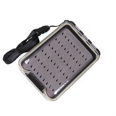 Kalastuskast Kerge tasku suurusega praktiline kahepoolne varustuskarp soolase vee kärbeste jaoks vidinakarbi kalastustarvikud